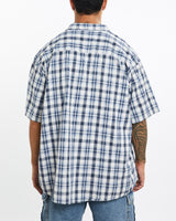 Vintage, Polo, Ralph, Lauren, Short, Sleeve, Button, Up, Shirt, The Real Deal, size extra large, colour Blue, newtown, sydney, australia, thrift store, opshop, preloved, secondhand, sustainable, retro, antique, 70s, 80s, 90s, 2000s, 00s, fashion, clothing, streetwear, trendy, garment, style, boutique, store, shop, archive, sale, cheap, best, top, Shirts