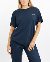 Vintage, 90s, Nike, Tee, The Real Deal, size medium, colour Navy, newtown, sydney, australia, thrift store, opshop, preloved, secondhand, sustainable, retro, antique, 70s, 80s, 90s, 2000s, 00s, fashion, clothing, streetwear, trendy, garment, style, boutique, store, shop, archive, sale, cheap, best, top, T-Shirts
