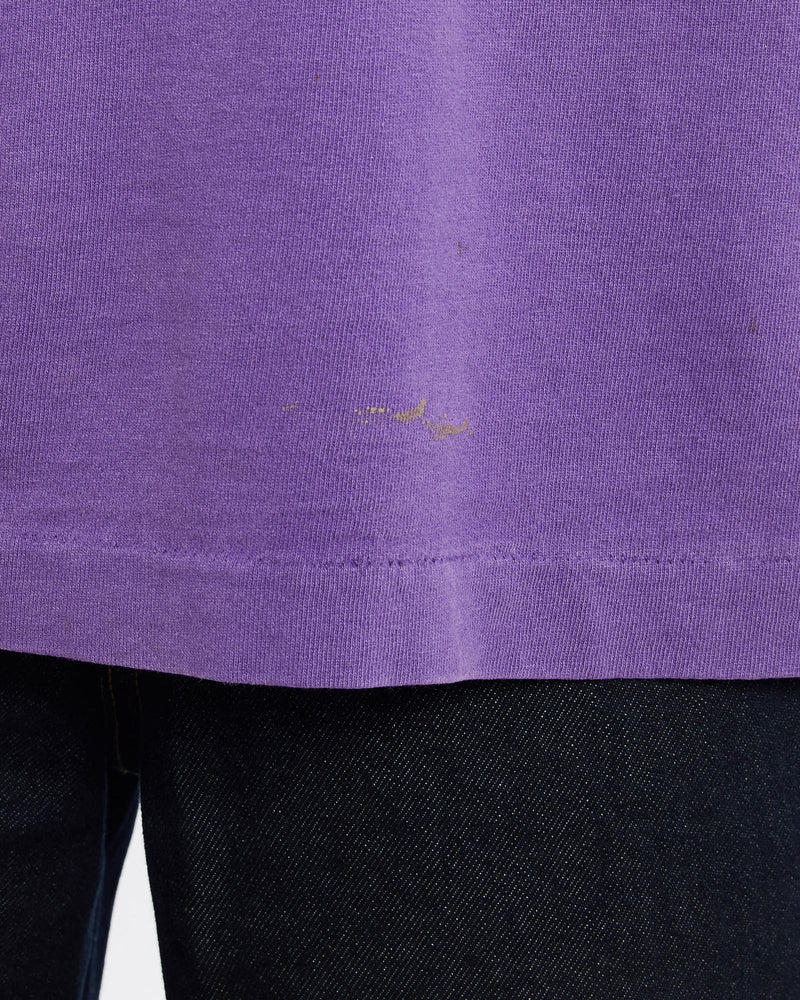 Vintage, 90s, Healthier, World, Tee, The Real Deal, size large, colour Purple, newtown, sydney, australia, thrift store, opshop, preloved, secondhand, sustainable, retro, antique, 70s, 80s, 90s, 2000s, 00s, fashion, clothing, streetwear, trendy, garment, style, boutique, store, shop, archive, sale, cheap, best, top, T-Shirts