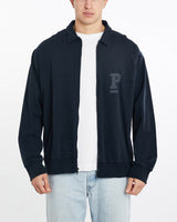 Vintage, 90s, Polo, Ralph, Lauren, Full, Zip, Collared, Sweatshirt, The Real Deal, size double extra large, colour Navy, newtown, sydney, australia, thrift store, opshop, preloved, secondhand, sustainable, retro, antique, 70s, 80s, 90s, 2000s, 00s, fashion, clothing, streetwear, trendy, garment, style, boutique, store, shop, archive, sale, cheap, best, top, Sweats and hoodies