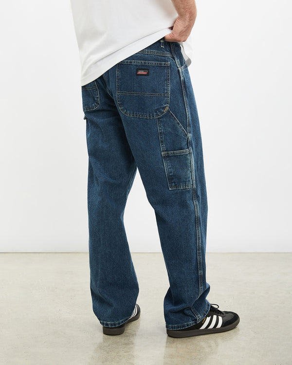 Vintage Dickies Denim Carpenter Pants <br>34" , The Real Deal , newtown, sydney, australia, thrift store, opshop, preloved, secondhand, sustainable, retro, antique, 70s, 80s, 90s, 2000s, 00s, fashion, clothing, streetwear, trendy, garment, style, boutique, store, shop, archive, sale, cheap, best, top