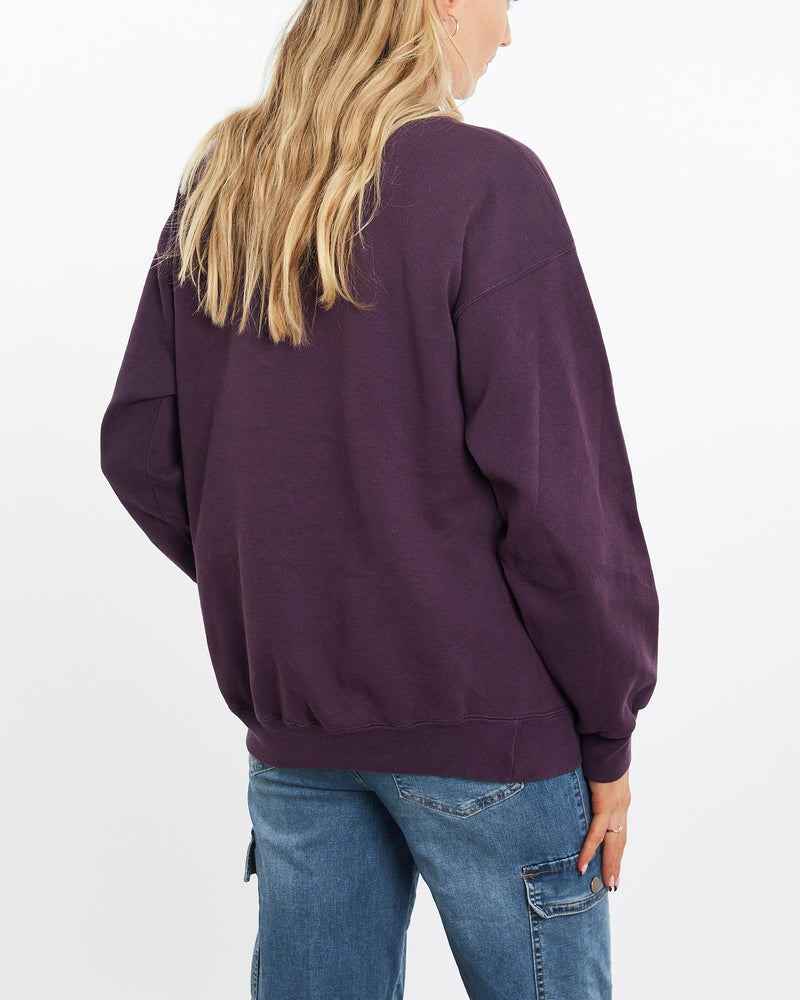 Vintage, Nike, Sweatshirt, The Real Deal, size medium, colour Purple, newtown, sydney, australia, thrift store, opshop, preloved, secondhand, sustainable, retro, antique, 70s, 80s, 90s, 2000s, 00s, fashion, clothing, streetwear, trendy, garment, style, boutique, store, shop, archive, sale, cheap, best, top, Sweats and hoodies