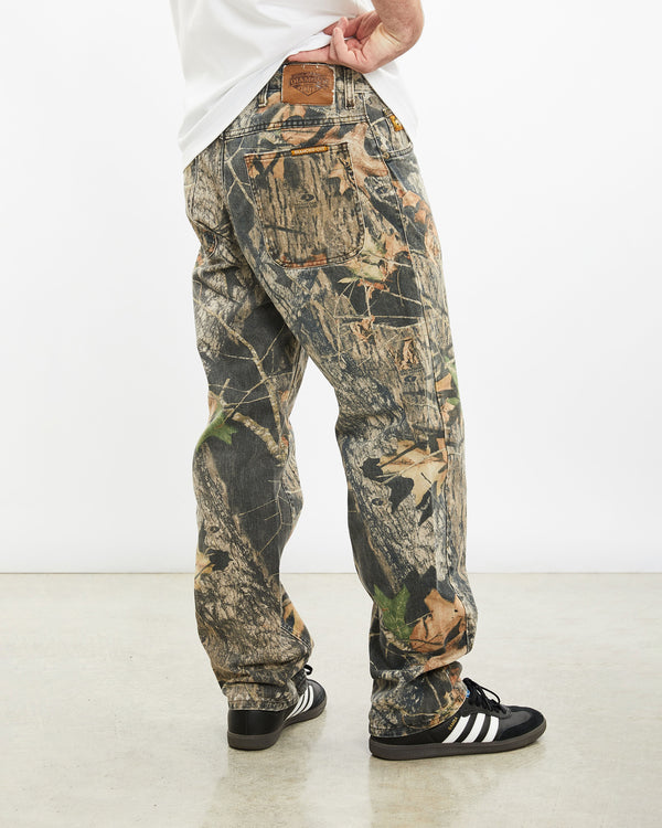 Vintage Diamond Cut Realtree Camo Pants <br>34"