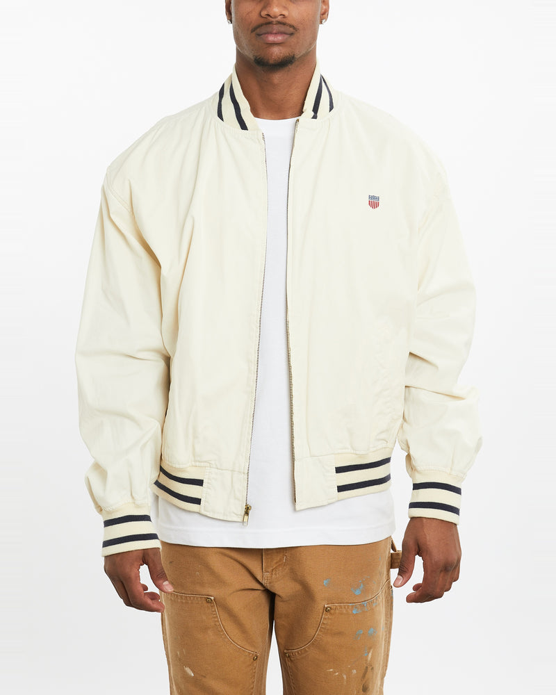 Vintage 90s Polo Ralph Lauren 'K Swiss' Bomber Jacket <br>XL , The Real Deal , newtown, sydney, australia, thrift store, opshop, preloved, secondhand, sustainable, retro, antique, 70s, 80s, 90s, 2000s, 00s, fashion, clothing, streetwear, trendy, garment, style, boutique, store, shop, archive, sale, cheap, best, top