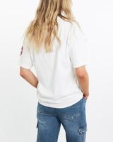 Vintage, 90s, NCAA, Florida, State, Seminoles, Tee, The Real Deal, size medium, colour White, newtown, sydney, australia, thrift store, opshop, preloved, secondhand, sustainable, retro, antique, 70s, 80s, 90s, 2000s, 00s, fashion, clothing, streetwear, trendy, garment, style, boutique, store, shop, archive, sale, cheap, best, top, T-Shirts