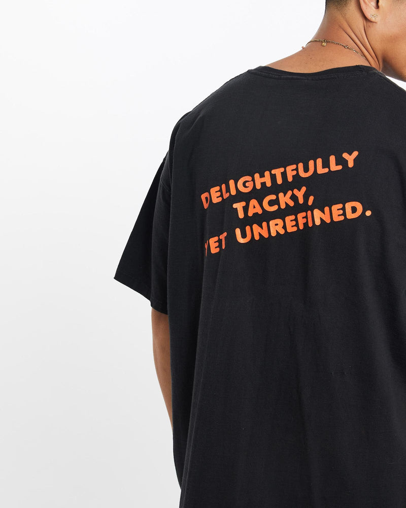 Vintage, 90s, Hooters, Tee, The Real Deal, size large, colour Black, newtown, sydney, australia, thrift store, opshop, preloved, secondhand, sustainable, retro, antique, 70s, 80s, 90s, 2000s, 00s, fashion, clothing, streetwear, trendy, garment, style, boutique, store, shop, archive, sale, cheap, best, top, T-Shirts