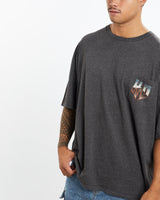 Vintage, Harley, Davidson, Tee, The Real Deal, size extra large, colour Grey, newtown, sydney, australia, thrift store, opshop, preloved, secondhand, sustainable, retro, antique, 70s, 80s, 90s, 2000s, 00s, fashion, clothing, streetwear, trendy, garment, style, boutique, store, shop, archive, sale, cheap, best, top, T-Shirts