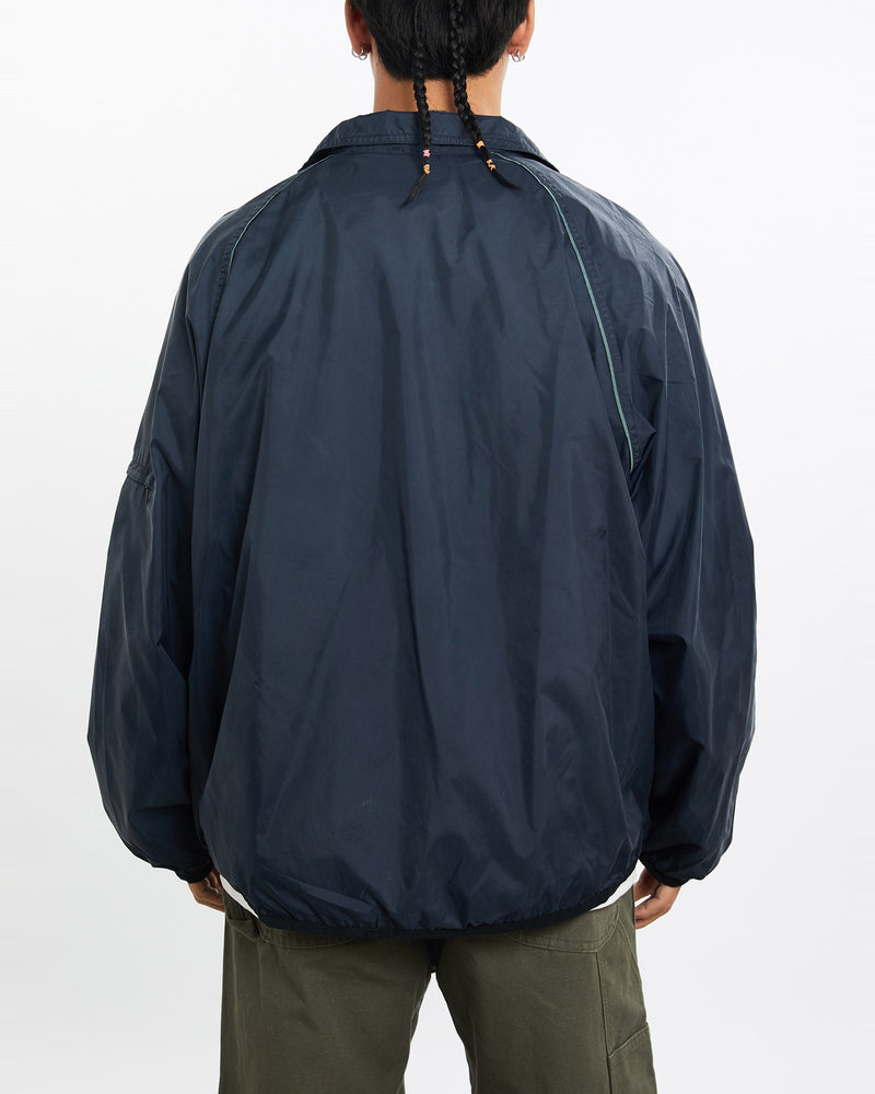 Vintage, 90s, Nike, Windbreaker, Jacket, The Real Deal, size large, colour Navy, newtown, sydney, australia, thrift store, opshop, preloved, secondhand, sustainable, retro, antique, 70s, 80s, 90s, 2000s, 00s, fashion, clothing, streetwear, trendy, garment, style, boutique, store, shop, archive, sale, cheap, best, top, Jackets