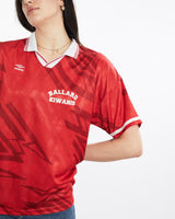 Vintage, 90s, Umbro, Ballard, Kiwanis, Soccer, Jersey, The Real Deal, size large, colour Red, newtown, sydney, australia, thrift store, opshop, preloved, secondhand, sustainable, retro, antique, 70s, 80s, 90s, 2000s, 00s, fashion, clothing, streetwear, trendy, garment, style, boutique, store, shop, archive, sale, cheap, best, top, T-Shirts