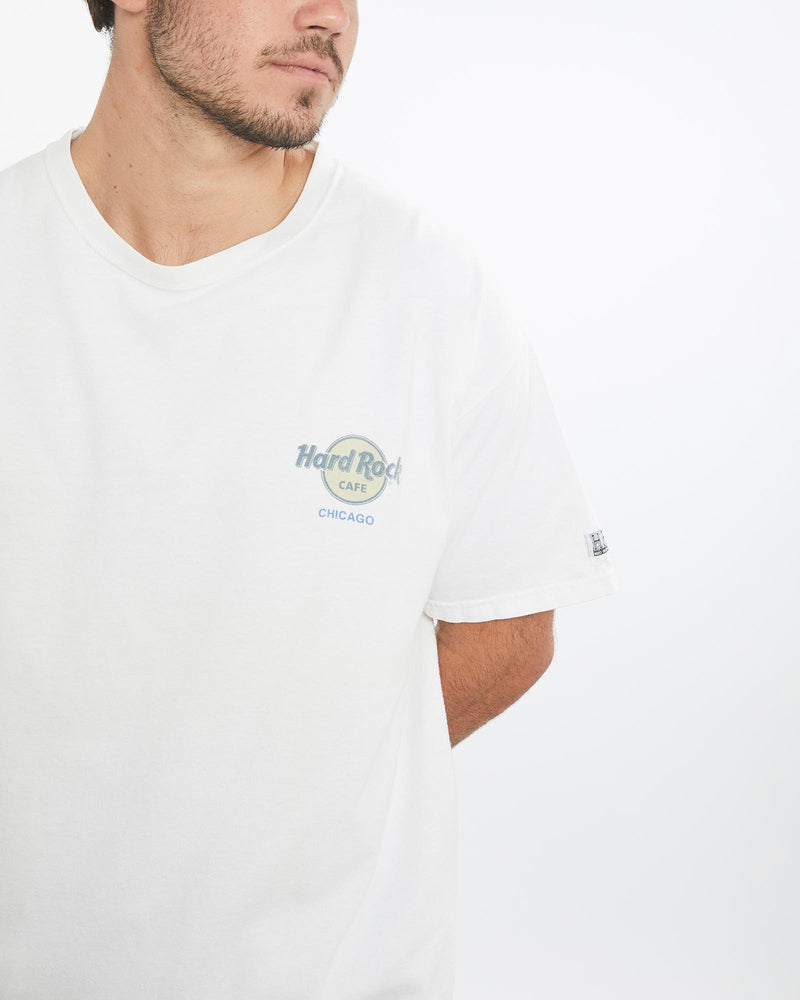 Vintage, 90s, Hard, Rock, Cafe, Tee, The Real Deal, size large, colour Green, newtown, sydney, australia, thrift store, opshop, preloved, secondhand, sustainable, retro, antique, 70s, 80s, 90s, 2000s, 00s, fashion, clothing, streetwear, trendy, garment, style, boutique, store, shop, archive, sale, cheap, best, top, T-Shirts