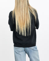 Vintage, 1994, NFL, Atlanta, Falcons, Sweatshirt, The Real Deal, size extra small, colour Black, newtown, sydney, australia, thrift store, opshop, preloved, secondhand, sustainable, retro, antique, 70s, 80s, 90s, 2000s, 00s, fashion, clothing, streetwear, trendy, garment, style, boutique, store, shop, archive, sale, cheap, best, top, Sweats and hoodies