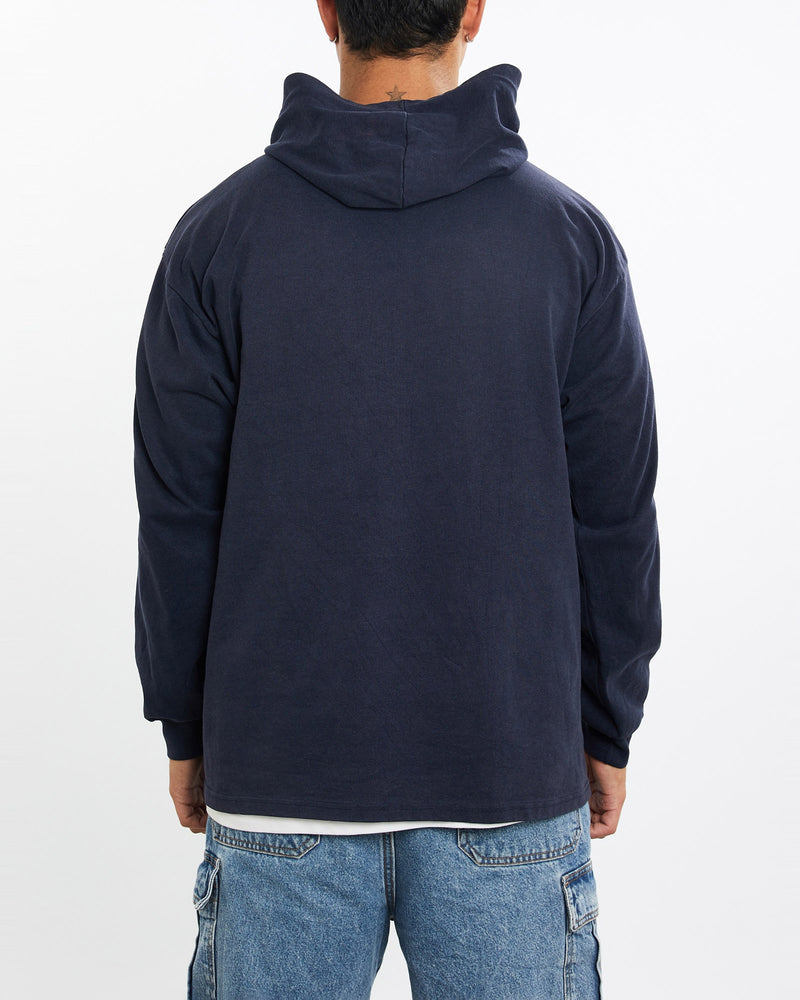 Vintage, 90s, Champion, Pepperdine, University, Lightweight, Hooded, Sweatshirt, The Real Deal, size large, colour Blue, newtown, sydney, australia, thrift store, opshop, preloved, secondhand, sustainable, retro, antique, 70s, 80s, 90s, 2000s, 00s, fashion, clothing, streetwear, trendy, garment, style, boutique, store, shop, archive, sale, cheap, best, top, Sweats and hoodies