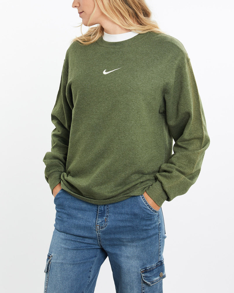 Vintage, Nike, Sweatshirt, The Real Deal, size medium, colour Green, newtown, sydney, australia, thrift store, opshop, preloved, secondhand, sustainable, retro, antique, 70s, 80s, 90s, 2000s, 00s, fashion, clothing, streetwear, trendy, garment, style, boutique, store, shop, archive, sale, cheap, best, top, Sweats and hoodies