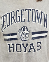 Vintage, 80s, NCAA, Georgetown, Hoyas, Tee, The Real Deal, size double extra small, colour Grey, newtown, sydney, australia, thrift store, opshop, preloved, secondhand, sustainable, retro, antique, 70s, 80s, 90s, 2000s, 00s, fashion, clothing, streetwear, trendy, garment, style, boutique, store, shop, archive, sale, cheap, best, top, T-Shirts