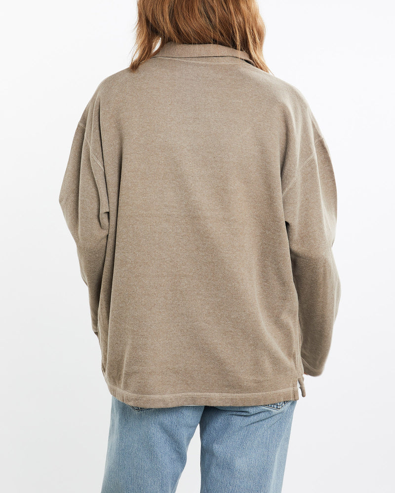 Vintage, Levi's, Quarter, Zip, Sweatshirt, The Real Deal, size medium, colour Brown, newtown, sydney, australia, thrift store, opshop, preloved, secondhand, sustainable, retro, antique, 70s, 80s, 90s, 2000s, 00s, fashion, clothing, streetwear, trendy, garment, style, boutique, store, shop, archive, sale, cheap, best, top, Sweats and hoodies