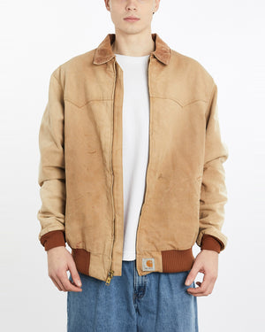 Vintage, Carhartt, Santa, Fe', Jacket, The Real Deal, size extra large, colour Beige, newtown, sydney, australia, thrift store, opshop, preloved, secondhand, sustainable, retro, antique, 70s, 80s, 90s, 2000s, 00s, fashion, clothing, streetwear, trendy, garment, style, boutique, store, shop, archive, sale, cheap, best, top, Jackets