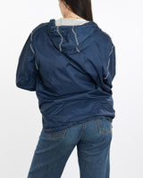 Vintage, 90s, Reebok, Windbreaker, Jacket, The Real Deal, size small, colour Navy, newtown, sydney, australia, thrift store, opshop, preloved, secondhand, sustainable, retro, antique, 70s, 80s, 90s, 2000s, 00s, fashion, clothing, streetwear, trendy, garment, style, boutique, store, shop, archive, sale, cheap, best, top, Jackets