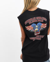 Harley, Davidson, Wisconsisn, Tank, The Real Deal, size small, colour Black, newtown, sydney, australia, thrift store, opshop, preloved, secondhand, sustainable, retro, antique, 70s, 80s, 90s, 2000s, 00s, fashion, clothing, streetwear, trendy, garment, style, boutique, store, shop, archive, sale, cheap, best, top, T-Shirts