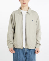 Vintage, 90s, Polo, Ralph, Lauren, Harrington, Jacket, The Real Deal, size extra large, colour Beige, newtown, sydney, australia, thrift store, opshop, preloved, secondhand, sustainable, retro, antique, 70s, 80s, 90s, 2000s, 00s, fashion, clothing, streetwear, trendy, garment, style, boutique, store, shop, archive, sale, cheap, best, top, Jackets