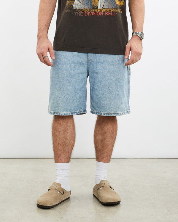 Vintage, Carhartt, Denim, Carpenter, Shorts, The Real Deal, size 31", colour Blue, newtown, sydney, australia, thrift store, opshop, preloved, secondhand, sustainable, retro, antique, 70s, 80s, 90s, 2000s, 00s, fashion, clothing, streetwear, trendy, garment, style, boutique, store, shop, archive, sale, cheap, best, top, Shorts