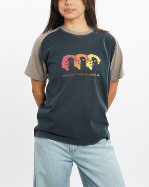 Vintage, Quiksilver, Surf, Tee, The Real Deal, size double extra small, colour Multicolour, newtown, sydney, australia, thrift store, opshop, preloved, secondhand, sustainable, retro, antique, 70s, 80s, 90s, 2000s, 00s, fashion, clothing, streetwear, trendy, garment, style, boutique, store, shop, archive, sale, cheap, best, top, T-Shirts