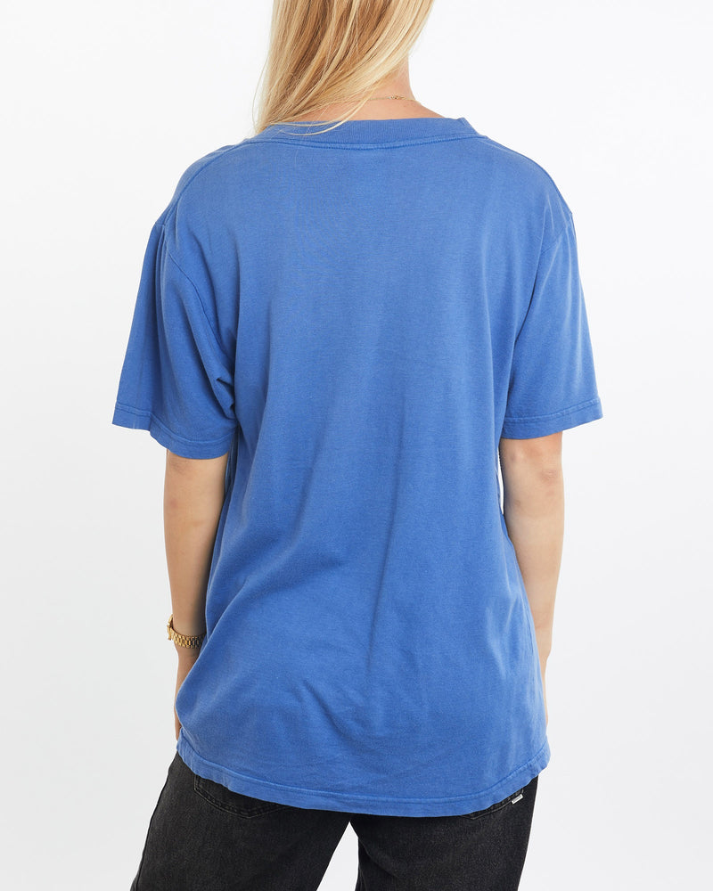 Vintage, 90s, Disney, Mickey, Mouse, Tee, The Real Deal, size medium, colour Blue, newtown, sydney, australia, thrift store, opshop, preloved, secondhand, sustainable, retro, antique, 70s, 80s, 90s, 2000s, 00s, fashion, clothing, streetwear, trendy, garment, style, boutique, store, shop, archive, sale, cheap, best, top, T-Shirts