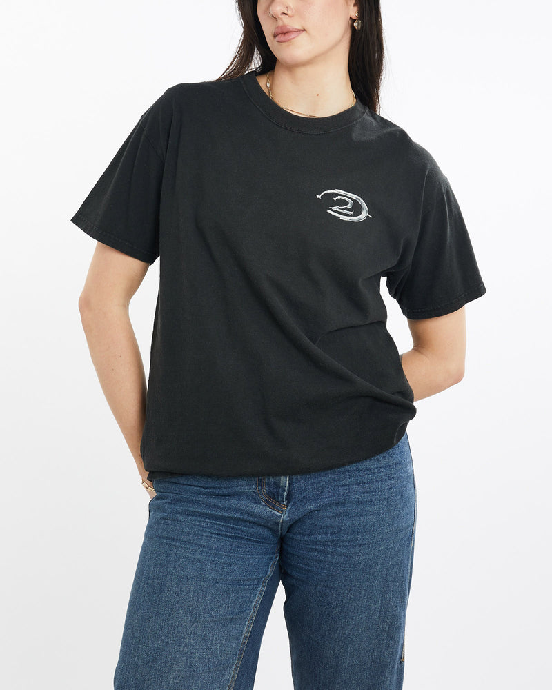 Vintage, Halo, 2, Xbox, Gaming, Tee, The Real Deal, size large, colour Black, newtown, sydney, australia, thrift store, opshop, preloved, secondhand, sustainable, retro, antique, 70s, 80s, 90s, 2000s, 00s, fashion, clothing, streetwear, trendy, garment, style, boutique, store, shop, archive, sale, cheap, best, top, T-Shirts