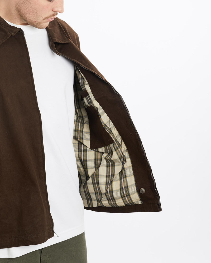 Vintage, 90s, Polo, Ralph, Lauren, Harrington, Jacket, The Real Deal, size extra large, colour Brown, newtown, sydney, australia, thrift store, opshop, preloved, secondhand, sustainable, retro, antique, 70s, 80s, 90s, 2000s, 00s, fashion, clothing, streetwear, trendy, garment, style, boutique, store, shop, archive, sale, cheap, best, top, Jackets