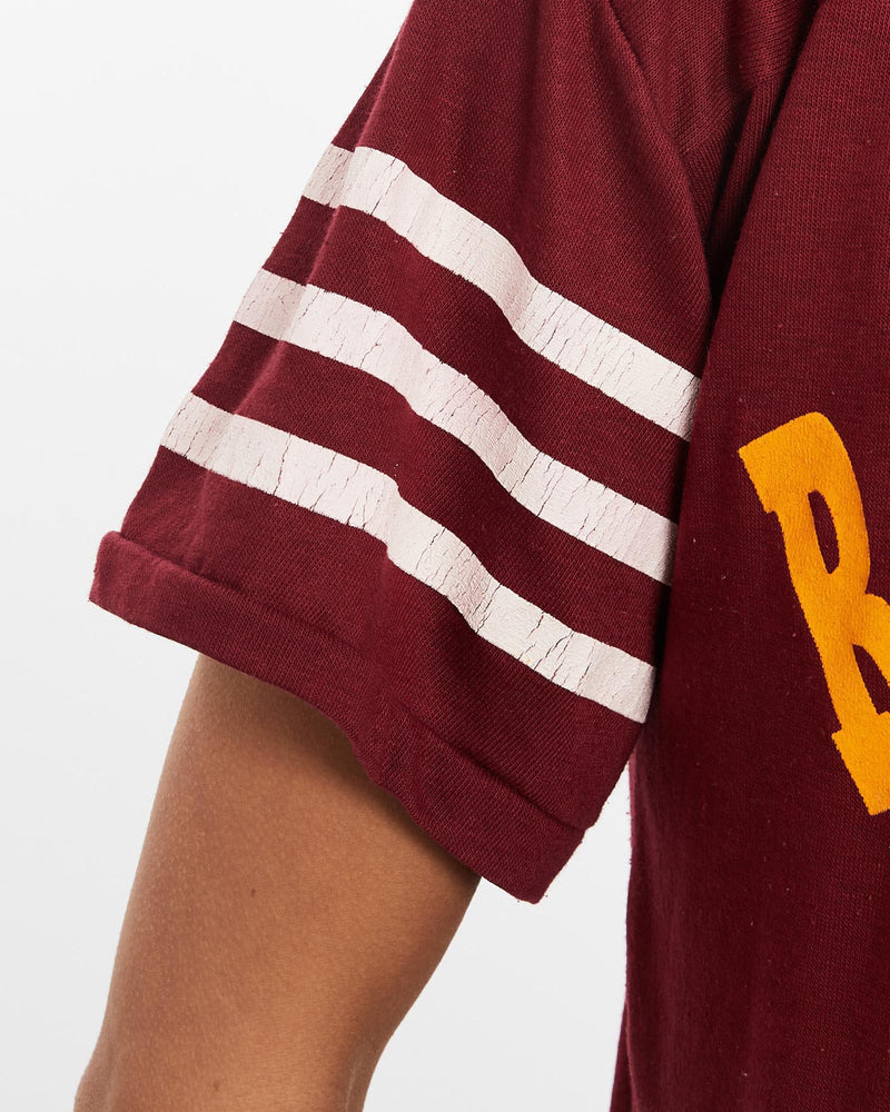 Vintage, 80s, NFL, Washington, Redskins, Jersey, The Real Deal, size extra small, colour Burgundy, newtown, sydney, australia, thrift store, opshop, preloved, secondhand, sustainable, retro, antique, 70s, 80s, 90s, 2000s, 00s, fashion, clothing, streetwear, trendy, garment, style, boutique, store, shop, archive, sale, cheap, best, top, T-Shirts