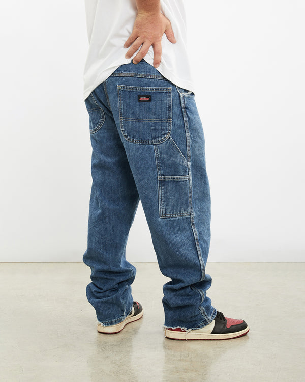 Vintage Dickies Denim Carpenter Pants <br>36" , The Real Deal , newtown, sydney, australia, thrift store, opshop, preloved, secondhand, sustainable, retro, antique, 70s, 80s, 90s, 2000s, 00s, fashion, clothing, streetwear, trendy, garment, style, boutique, store, shop, archive, sale, cheap, best, top