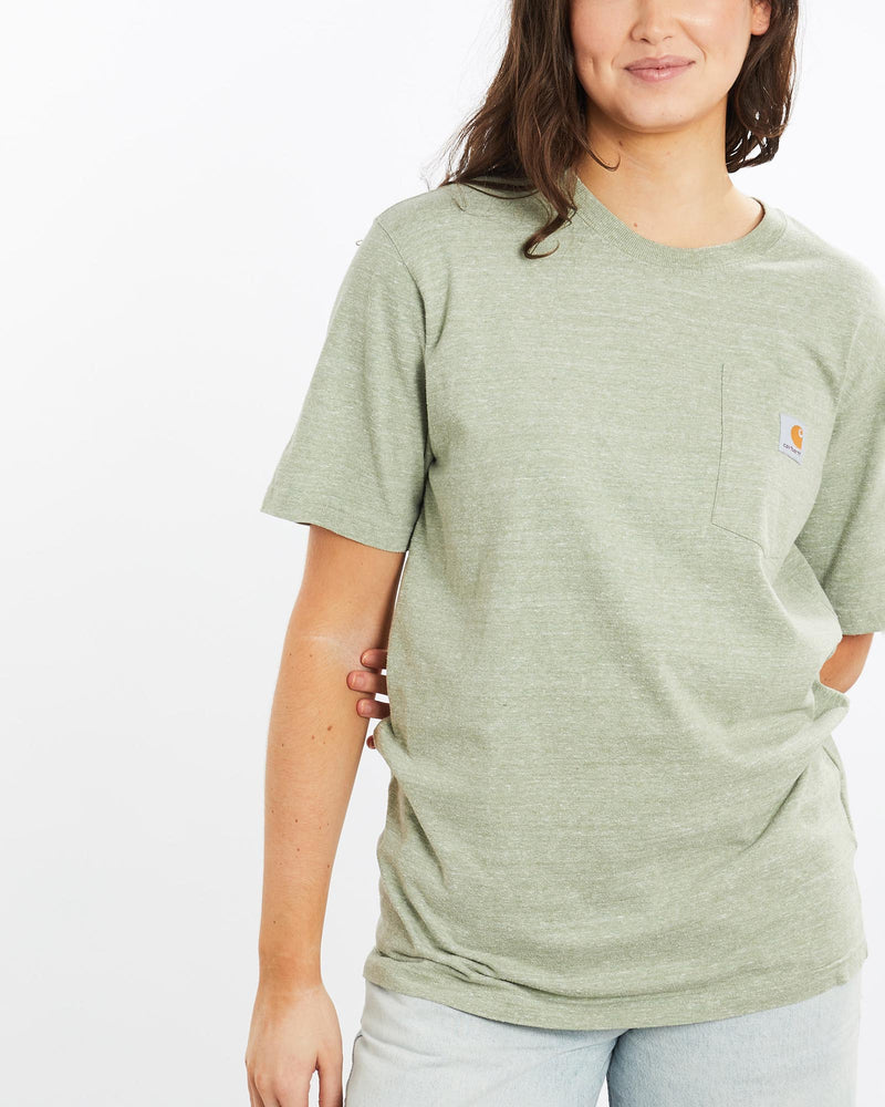 Vintage, Carhartt, Pocket, Tee, The Real Deal, size medium, colour Green, newtown, sydney, australia, thrift store, opshop, preloved, secondhand, sustainable, retro, antique, 70s, 80s, 90s, 2000s, 00s, fashion, clothing, streetwear, trendy, garment, style, boutique, store, shop, archive, sale, cheap, best, top, T-Shirts
