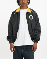 Vintage NHL Boston Bruins Windbreaker Jacket <br>M , The Real Deal , newtown, sydney, australia, thrift store, opshop, preloved, secondhand, sustainable, retro, antique, 70s, 80s, 90s, 2000s, 00s, fashion, clothing, streetwear, trendy, garment, style, boutique, store, shop, archive, sale, cheap, best, top