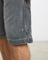 Vintage, Levi's, Denim, Carpenter, Shorts, The Real Deal, size 33", colour Grey, newtown, sydney, australia, thrift store, opshop, preloved, secondhand, sustainable, retro, antique, 70s, 80s, 90s, 2000s, 00s, fashion, clothing, streetwear, trendy, garment, style, boutique, store, shop, archive, sale, cheap, best, top, Shorts