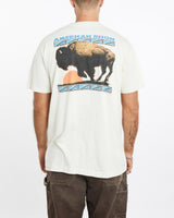 Vintage, 1995, Byson, Wildlife, Tee, The Real Deal, size extra large, colour White, newtown, sydney, australia, thrift store, opshop, preloved, secondhand, sustainable, retro, antique, 70s, 80s, 90s, 2000s, 00s, fashion, clothing, streetwear, trendy, garment, style, boutique, store, shop, archive, sale, cheap, best, top, T-Shirts