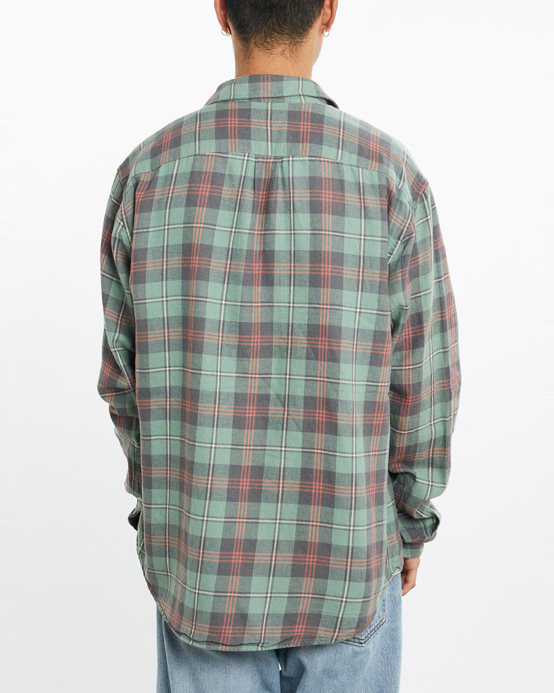 Vintage, 90s, Polo, Ralph, Lauren, Flannelette, Button, Up, Shirt, The Real Deal, size extra large, colour Multicolour, newtown, sydney, australia, thrift store, opshop, preloved, secondhand, sustainable, retro, antique, 70s, 80s, 90s, 2000s, 00s, fashion, clothing, streetwear, trendy, garment, style, boutique, store, shop, archive, sale, cheap, best, top, Shirts