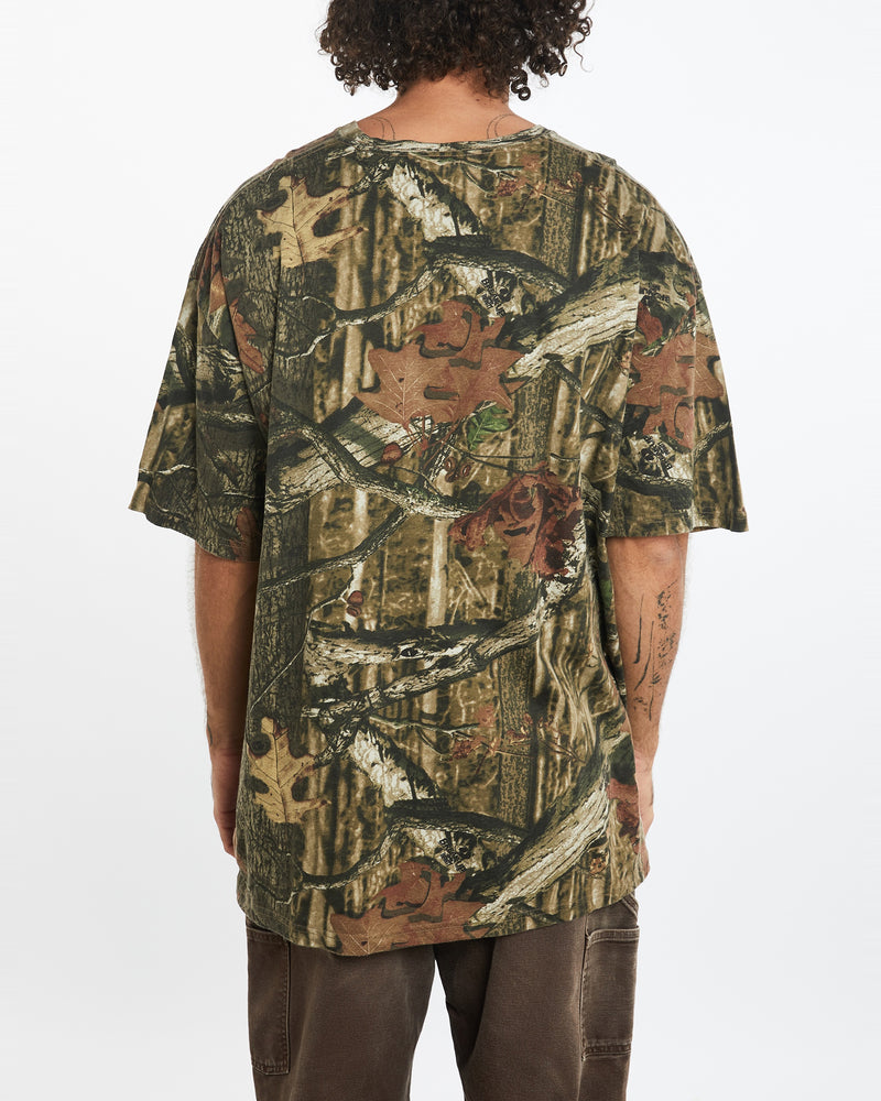 Vintage 90s Russell Athletic Realtree Camo Tee <br>XXL , The Real Deal , newtown, sydney, australia, thrift store, opshop, preloved, secondhand, sustainable, retro, antique, 70s, 80s, 90s, 2000s, 00s, fashion, clothing, streetwear, trendy, garment, style, boutique, store, shop, archive, sale, cheap, best, top