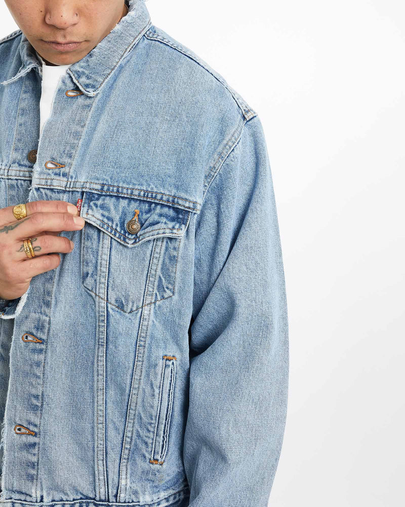 Vintage, 90s, Levi's, Denim, Jacket, The Real Deal, size extra large, colour Blue, newtown, sydney, australia, thrift store, opshop, preloved, secondhand, sustainable, retro, antique, 70s, 80s, 90s, 2000s, 00s, fashion, clothing, streetwear, trendy, garment, style, boutique, store, shop, archive, sale, cheap, best, top, Jackets