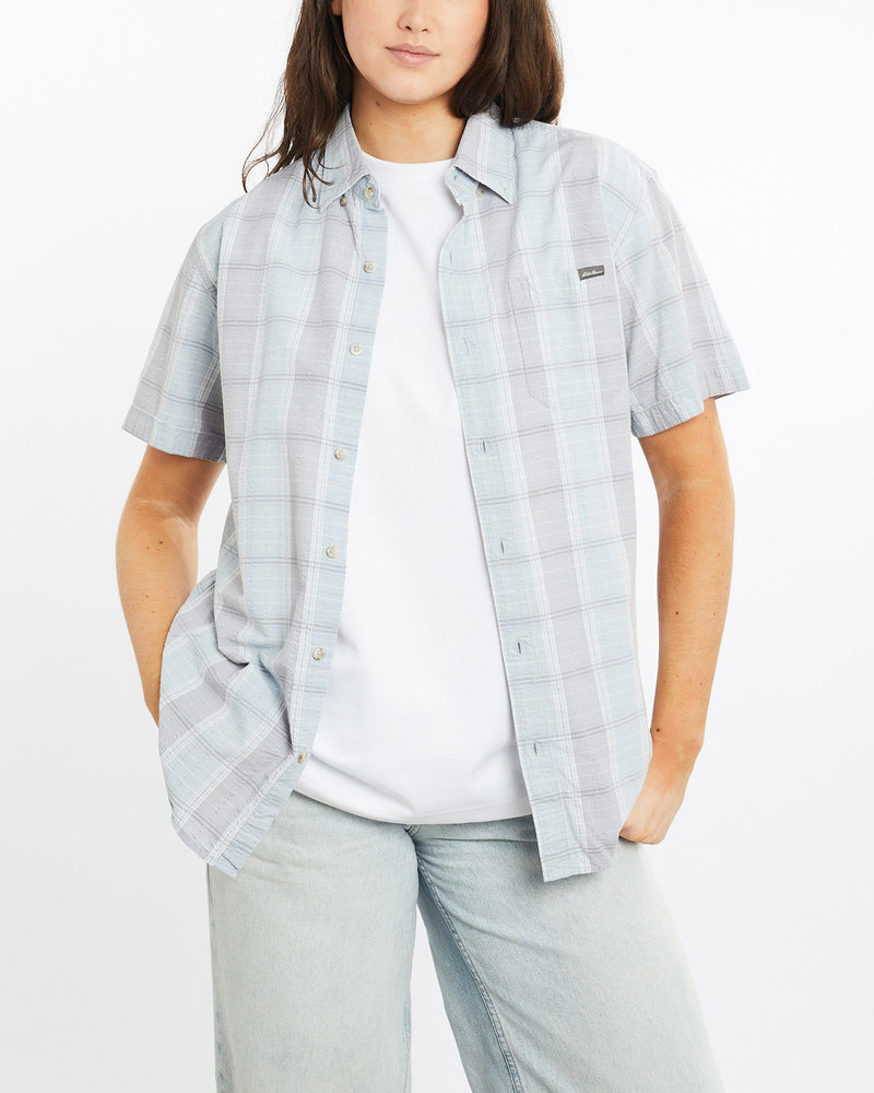 Vintage, Eddie, Bauer, Short, Sleeve, Button, Up, Shirt, The Real Deal, size medium, colour Multicolour, newtown, sydney, australia, thrift store, opshop, preloved, secondhand, sustainable, retro, antique, 70s, 80s, 90s, 2000s, 00s, fashion, clothing, streetwear, trendy, garment, style, boutique, store, shop, archive, sale, cheap, best, top, Shirts