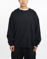 Vintage, Russell, Athletic, Sweatshirt, The Real Deal, size double extra large, colour Black, newtown, sydney, australia, thrift store, opshop, preloved, secondhand, sustainable, retro, antique, 70s, 80s, 90s, 2000s, 00s, fashion, clothing, streetwear, trendy, garment, style, boutique, store, shop, archive, sale, cheap, best, top, Sweats and hoodies