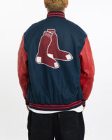 Vintage, MLB, Boston, Red, Sox, Varsity, Jacket, The Real Deal, size extra large, colour Multicolour, newtown, sydney, australia, thrift store, opshop, preloved, secondhand, sustainable, retro, antique, 70s, 80s, 90s, 2000s, 00s, fashion, clothing, streetwear, trendy, garment, style, boutique, store, shop, archive, sale, cheap, best, top, Jackets