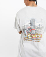 Vintage, Harley, Davidson, Tee, The Real Deal, size extra large, colour Grey, newtown, sydney, australia, thrift store, opshop, preloved, secondhand, sustainable, retro, antique, 70s, 80s, 90s, 2000s, 00s, fashion, clothing, streetwear, trendy, garment, style, boutique, store, shop, archive, sale, cheap, best, top, T-Shirts