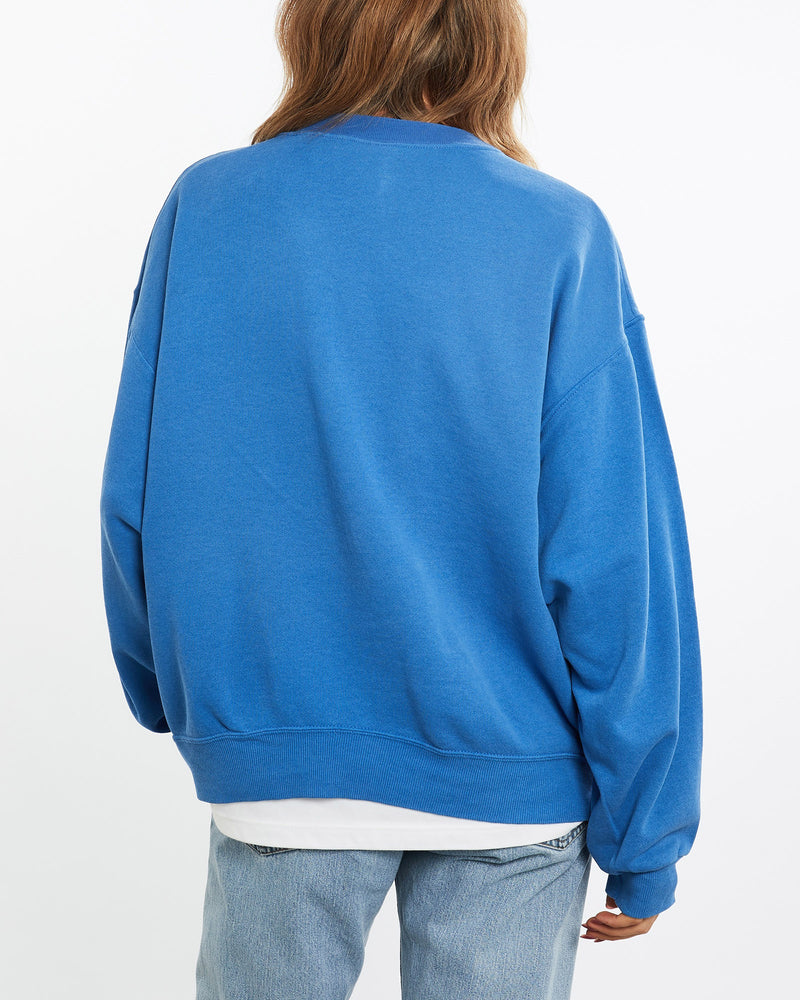 Vintage, 90s, NBA, Denver, Nuggets, Sweatshirt, The Real Deal, size medium, colour Blue, newtown, sydney, australia, thrift store, opshop, preloved, secondhand, sustainable, retro, antique, 70s, 80s, 90s, 2000s, 00s, fashion, clothing, streetwear, trendy, garment, style, boutique, store, shop, archive, sale, cheap, best, top, Sweats and hoodies