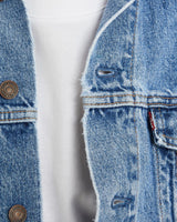 Vintage, Levi's, Denim, Jacket, The Real Deal, size large, colour Blue, newtown, sydney, australia, thrift store, opshop, preloved, secondhand, sustainable, retro, antique, 70s, 80s, 90s, 2000s, 00s, fashion, clothing, streetwear, trendy, garment, style, boutique, store, shop, archive, sale, cheap, best, top, Jackets