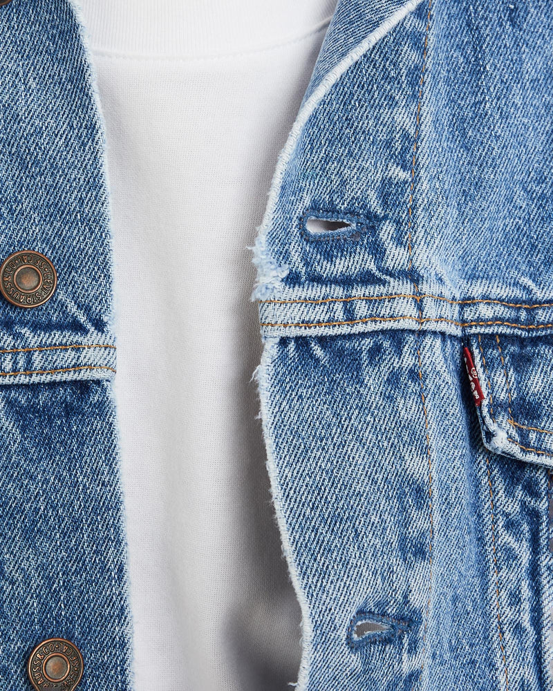 Vintage, Levi's, Denim, Jacket, The Real Deal, size large, colour Blue, newtown, sydney, australia, thrift store, opshop, preloved, secondhand, sustainable, retro, antique, 70s, 80s, 90s, 2000s, 00s, fashion, clothing, streetwear, trendy, garment, style, boutique, store, shop, archive, sale, cheap, best, top, Jackets