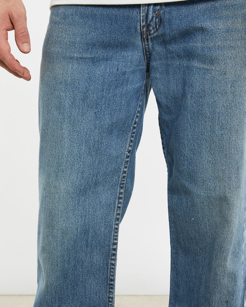 Vintage Levi's 516 Denim Jeans <br>34" , The Real Deal , newtown, sydney, australia, thrift store, opshop, preloved, secondhand, sustainable, retro, antique, 70s, 80s, 90s, 2000s, 00s, fashion, clothing, streetwear, trendy, garment, style, boutique, store, shop, archive, sale, cheap, best, top