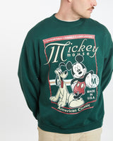 Vintage 90s Disney Mickey Mouse Sweatshirt <br>L , The Real Deal , newtown, sydney, australia, thrift store, opshop, preloved, secondhand, sustainable, retro, antique, 70s, 80s, 90s, 2000s, 00s, fashion, clothing, streetwear, trendy, garment, style, boutique, store, shop, archive, sale, cheap, best, top