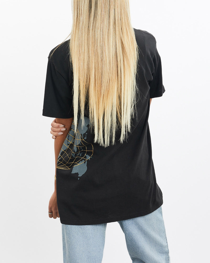 Vintage, 1994, USA, FIFA, World, Cup, Italy', Tee, The Real Deal, size small, colour Black, newtown, sydney, australia, thrift store, opshop, preloved, secondhand, sustainable, retro, antique, 70s, 80s, 90s, 2000s, 00s, fashion, clothing, streetwear, trendy, garment, style, boutique, store, shop, archive, sale, cheap, best, top, T-Shirts