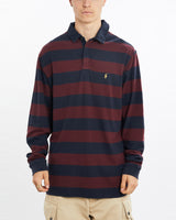 Vintage, 90s, Polo, Ralph, Lauren, Rugby, Shirt, The Real Deal, size large, colour Navy, newtown, sydney, australia, thrift store, opshop, preloved, secondhand, sustainable, retro, antique, 70s, 80s, 90s, 2000s, 00s, fashion, clothing, streetwear, trendy, garment, style, boutique, store, shop, archive, sale, cheap, best, top, Shirts