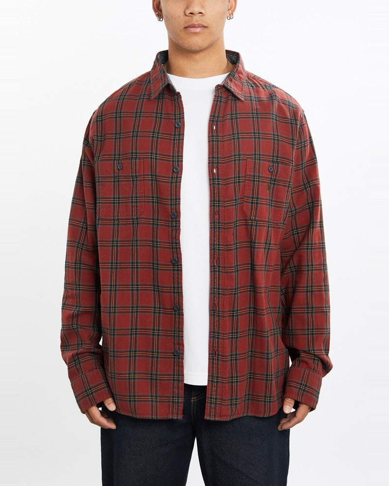 Vintage, Polo, Ralph, Lauren, Button, Up, Shirt, The Real Deal, size large, colour Red, newtown, sydney, australia, thrift store, opshop, preloved, secondhand, sustainable, retro, antique, 70s, 80s, 90s, 2000s, 00s, fashion, clothing, streetwear, trendy, garment, style, boutique, store, shop, archive, sale, cheap, best, top, Shirts