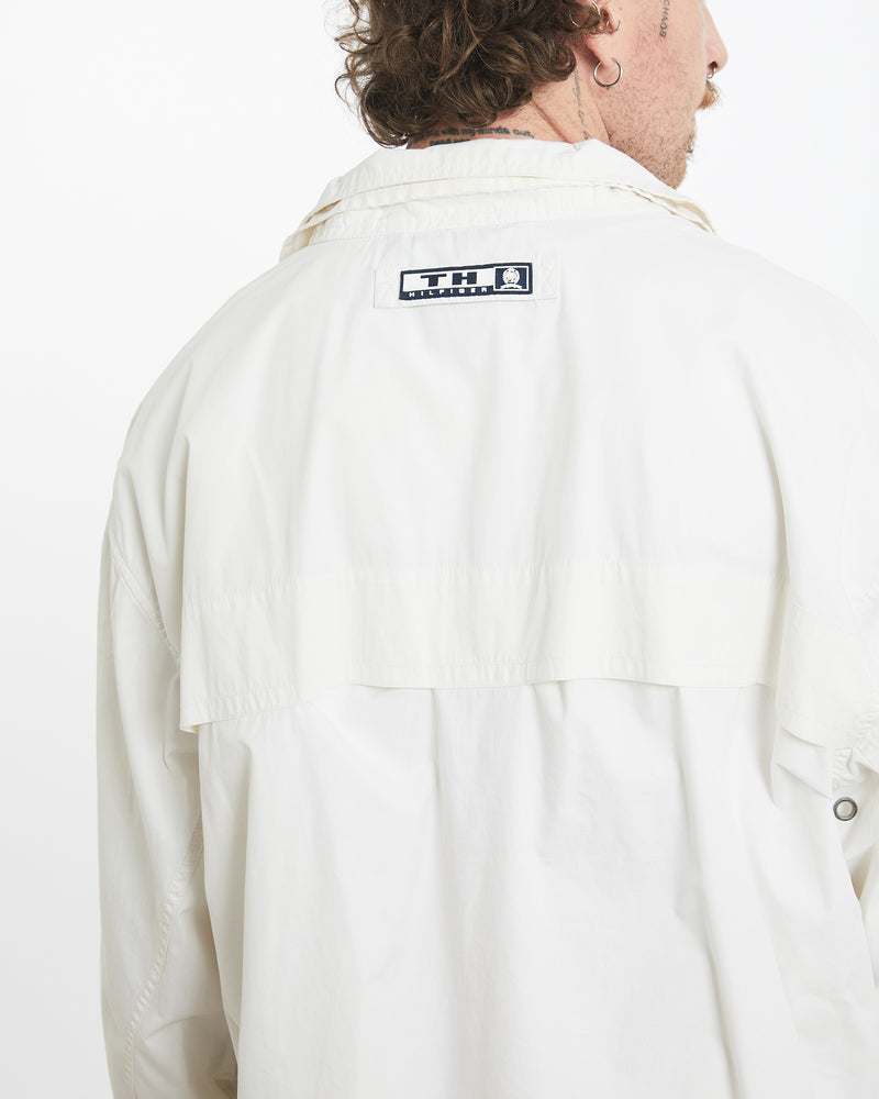 Vintage 90s Tommy Hilfiger Windbreaker Jacket <br>L , The Real Deal , newtown, sydney, australia, thrift store, opshop, preloved, secondhand, sustainable, retro, antique, 70s, 80s, 90s, 2000s, 00s, fashion, clothing, streetwear, trendy, garment, style, boutique, store, shop, archive, sale, cheap, best, top